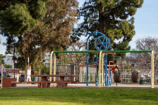 Playground in Panorama City, Los Angeles, California