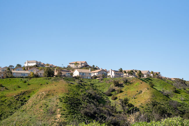 Hillside Homes in Porter Ranch, Los Angeles, CA