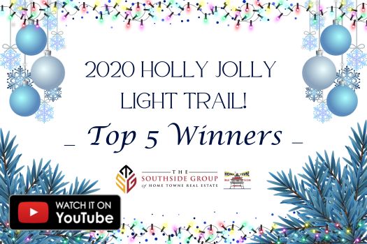 2020 Holly Jolly Light Trail Top 5 Winners
