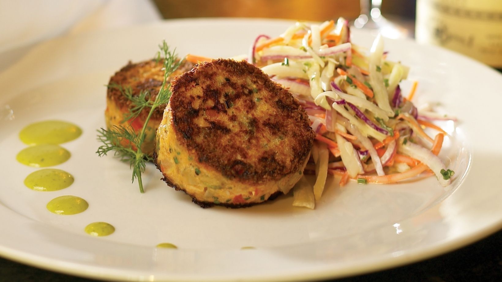 crab cake in southern Maryland
