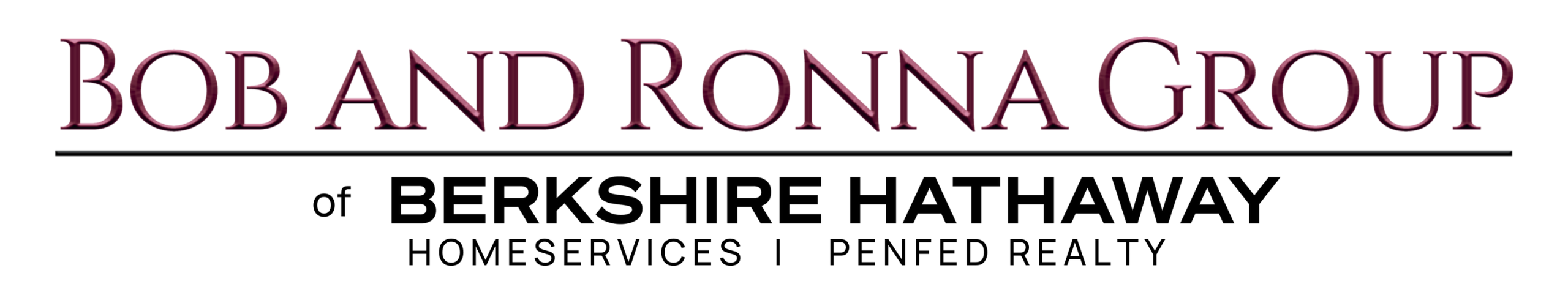 The Bob & Ronna Group of Berkshire Hathaway HomeServices PenFed Realty - Maryland's Premier Real Estate Group - Formal Logo