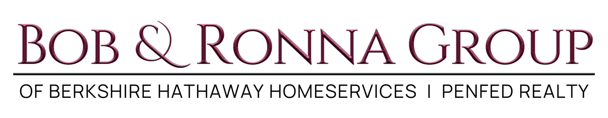 The Bob & Ronna Group of Berkshire Hathaway HomeServices PenFed Realty - Maryland's Premier Real Estate Group - Formal Logo