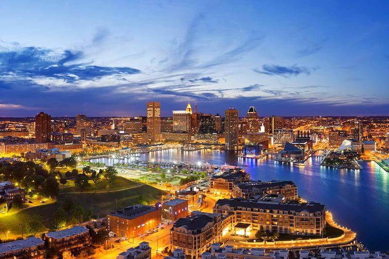 City Skyline, Baltimore MD