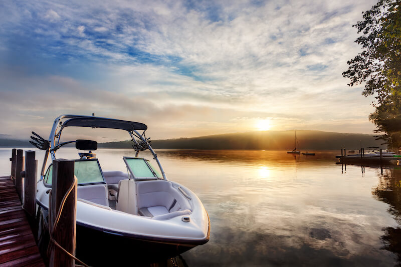 Boat at Private Dock