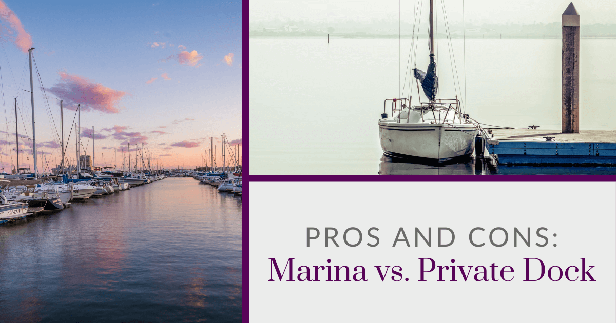 Differences Between Marinas and Private Docks
