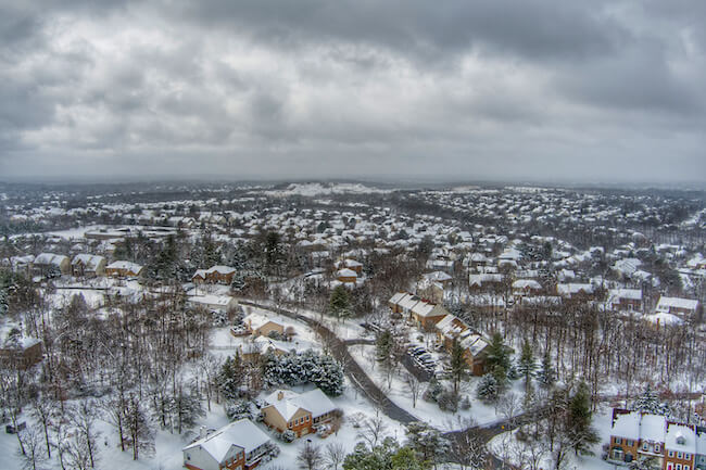 Winter in Montgomery County MD