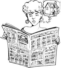 lady reading scottsdale real estate news