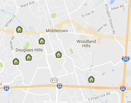 Douglass Hills Map
