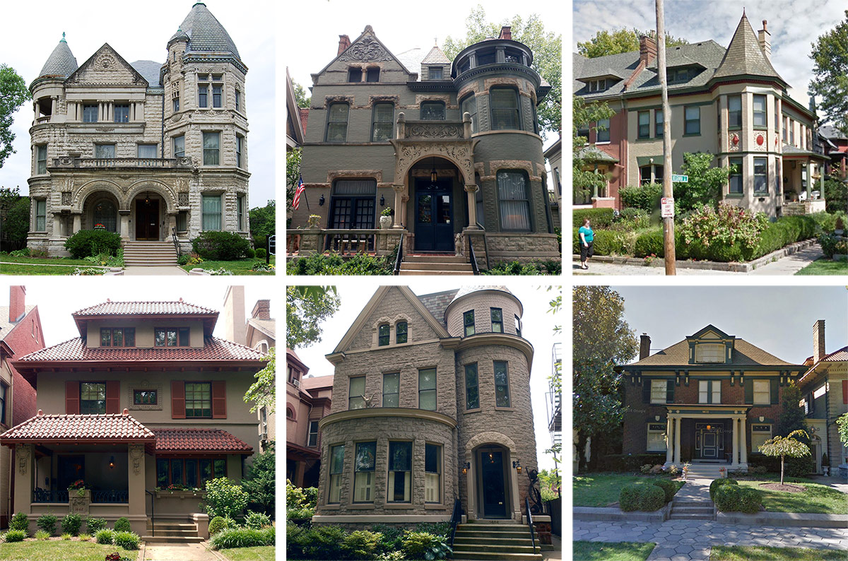Victorian homes in Old Louisville
