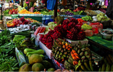 open-air market