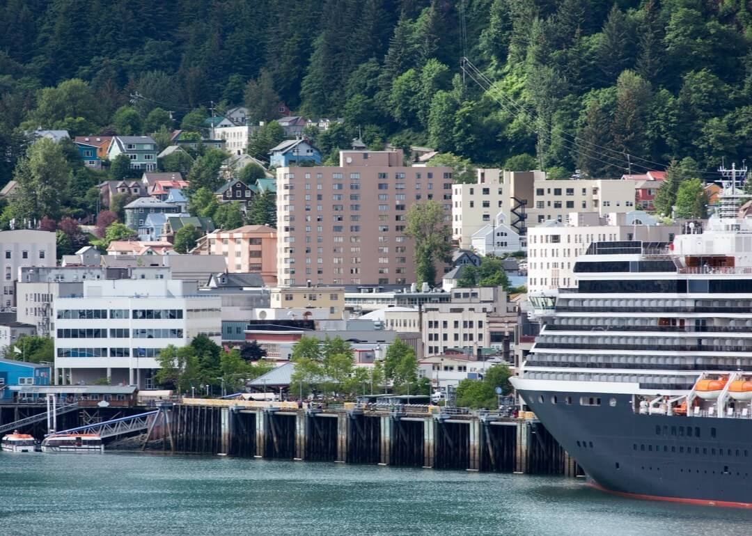 #11. Alaska Harbor in Juneau, Alaska