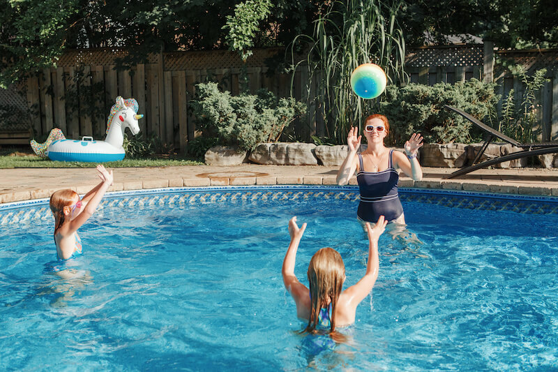 Pools Add Enjoyment to a Backyard
