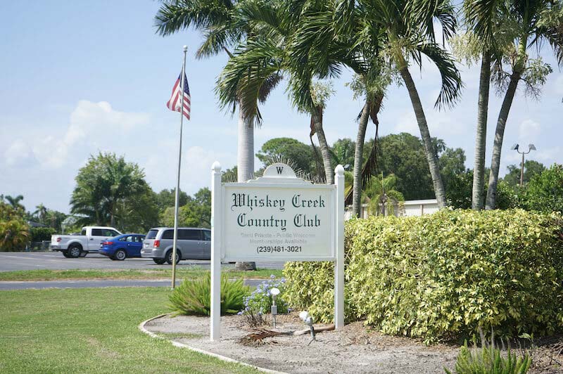 Whiskey Creek Country Club in Fort Myer, Florida