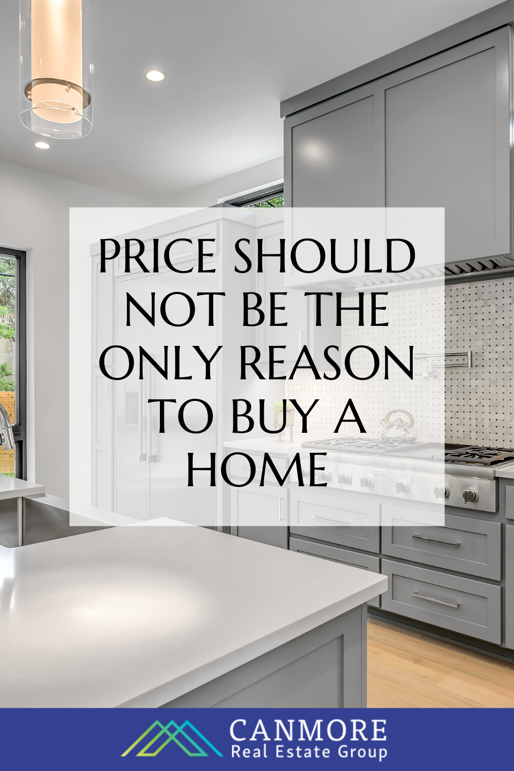 Price Should Not Be the Only Reason to Buy a Home