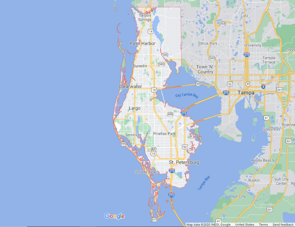 Zip Code Map Tampa Tampa Bay Zip Code Search - Pasco And Pinellas County Zip Code Real Estate  Search