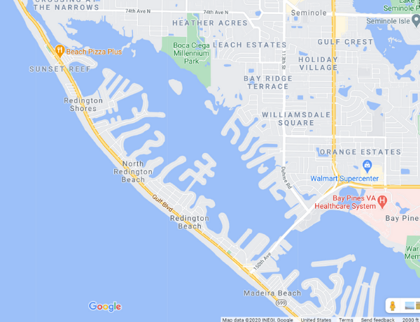 North Redington Beach FL Hotels Map - Cheap Rates, Hotel Reviews, Discount  Deals! - Google My Maps