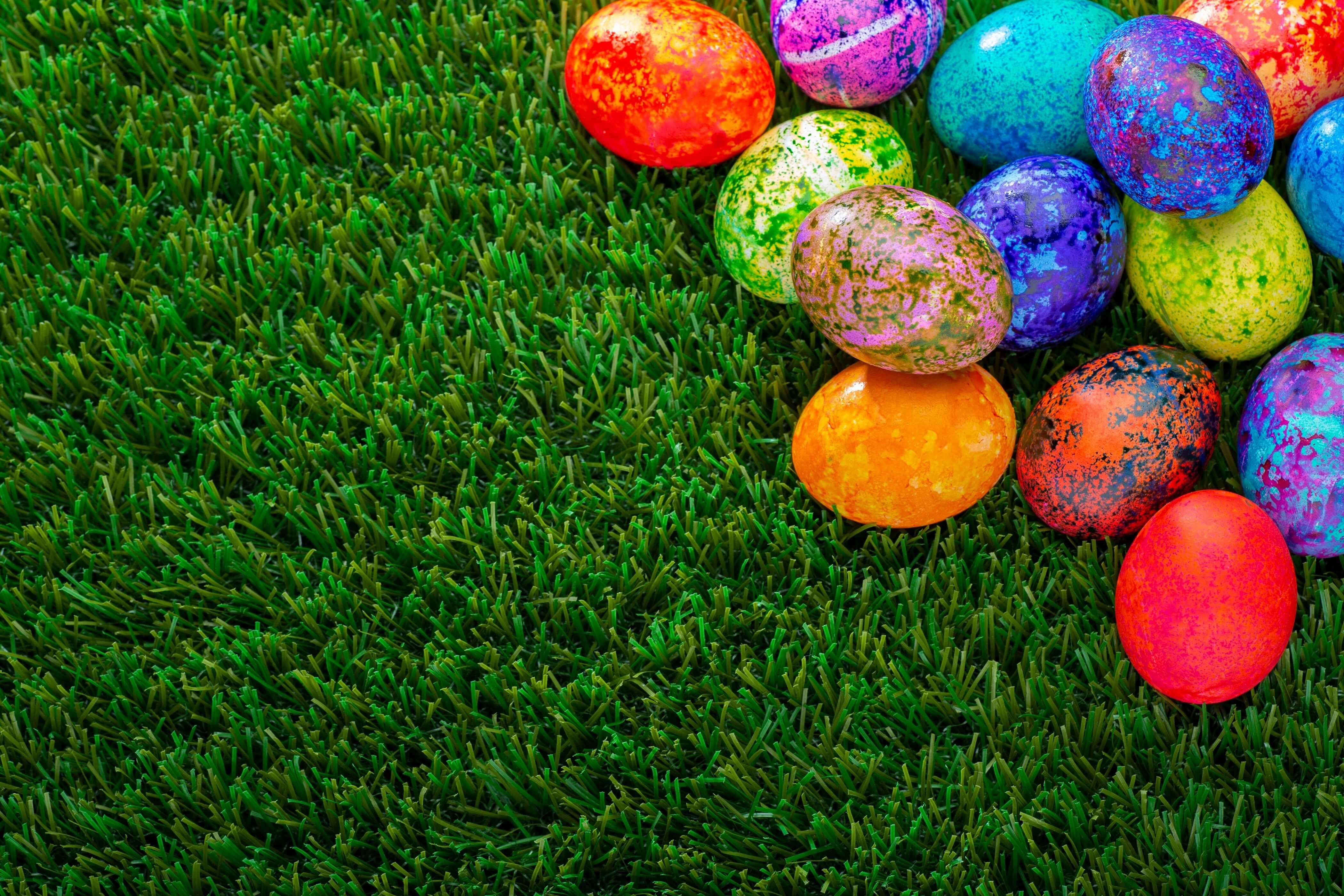 Grass field with Easter Eggs to Feature April Events in Summit County