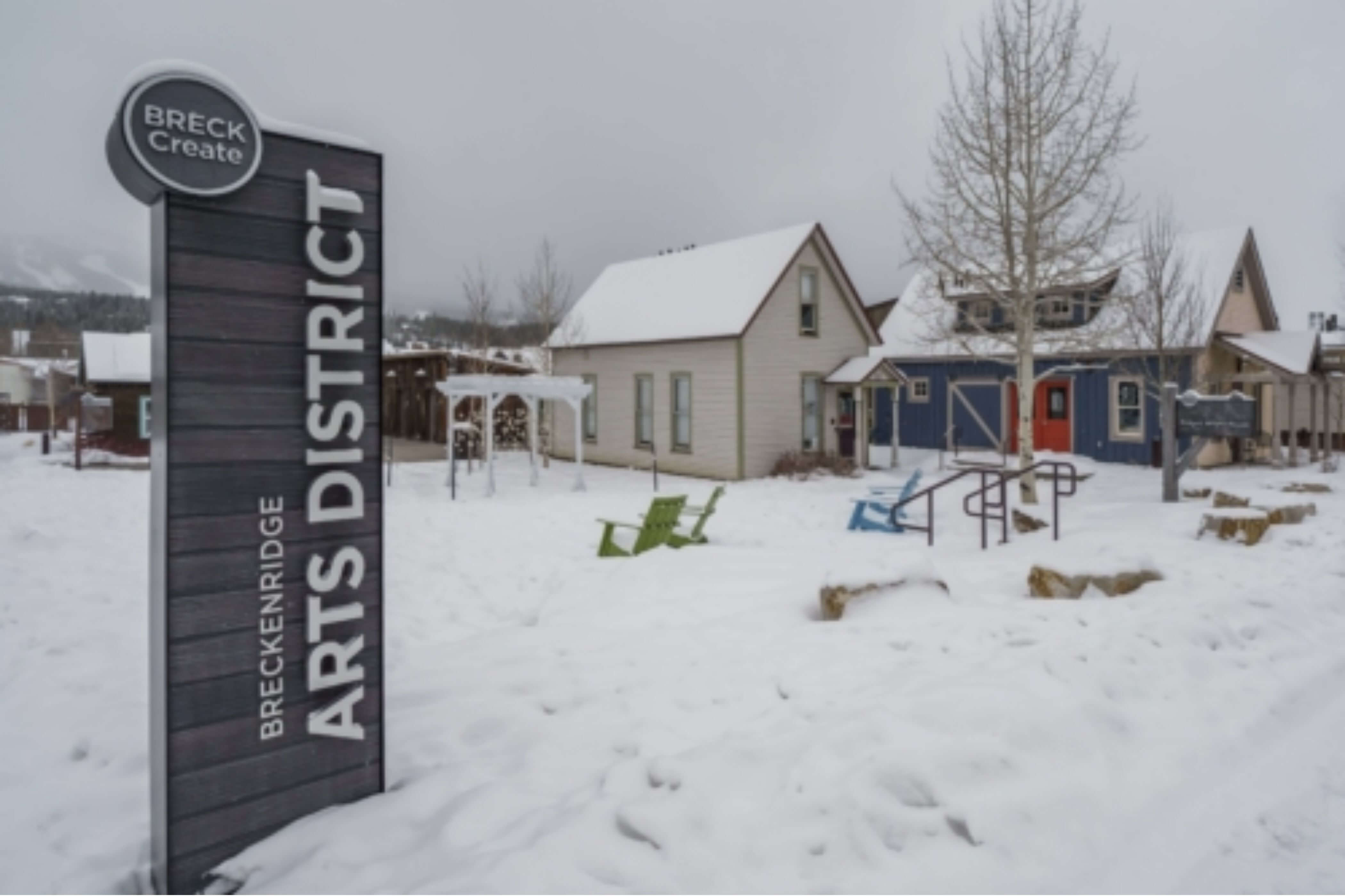 Breck Create Creative Arts District sign