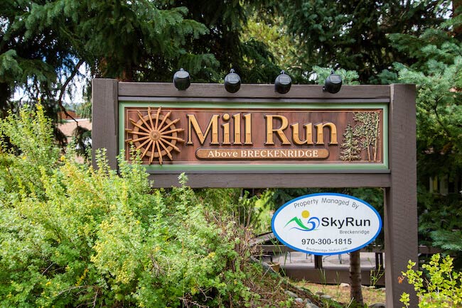 Mill Run, Breckenridge, Sign