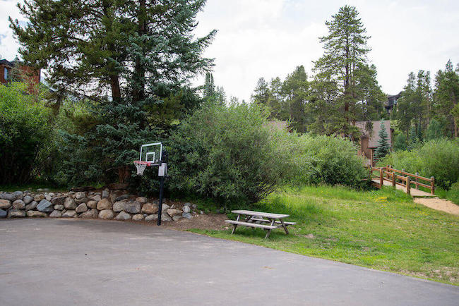 Double Eagle Condos Basketball Court in Breckenridge, Colorado