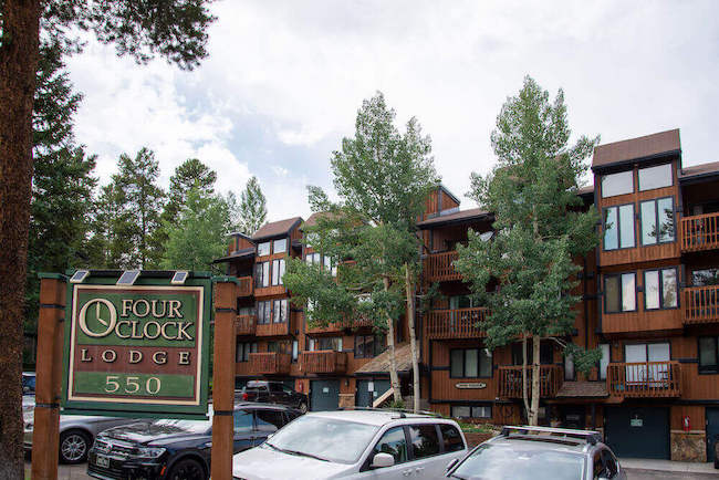 Four O'Clock Lodge Condos Exterior in Breckenridge, Colorado