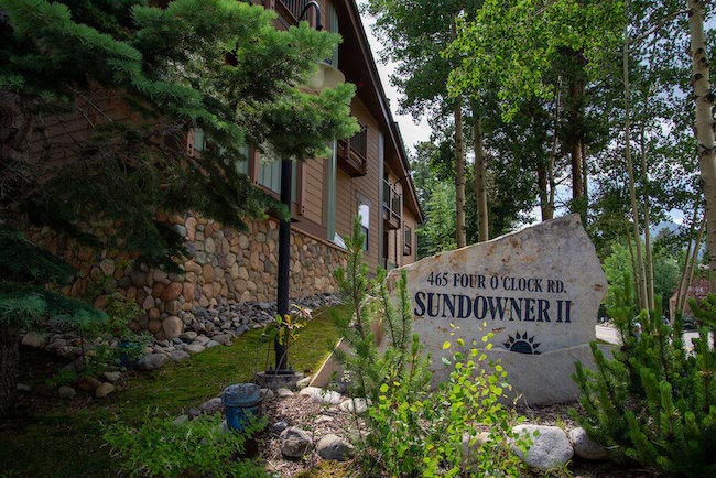 Sundowner I Condo Sign in Breckenridge Colorado