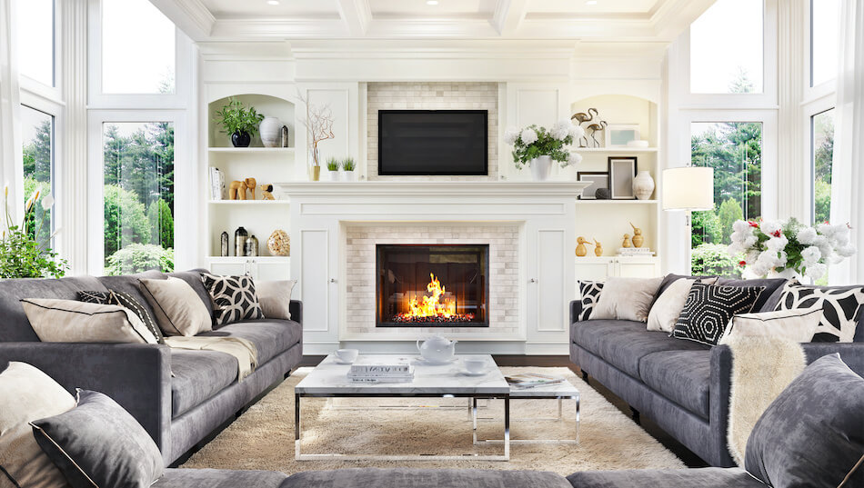 Design Tips For Living Room Fireplaces