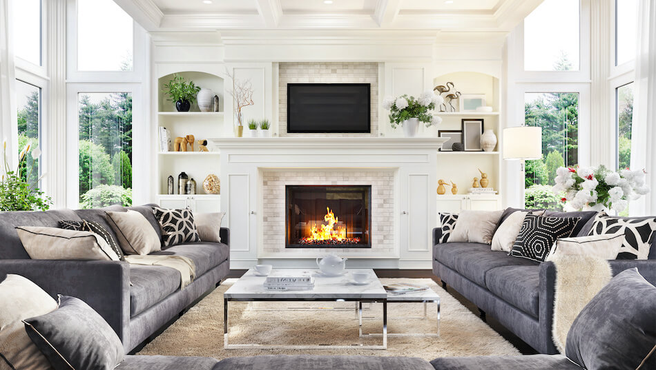 pinstrest small living room fireplace ideas