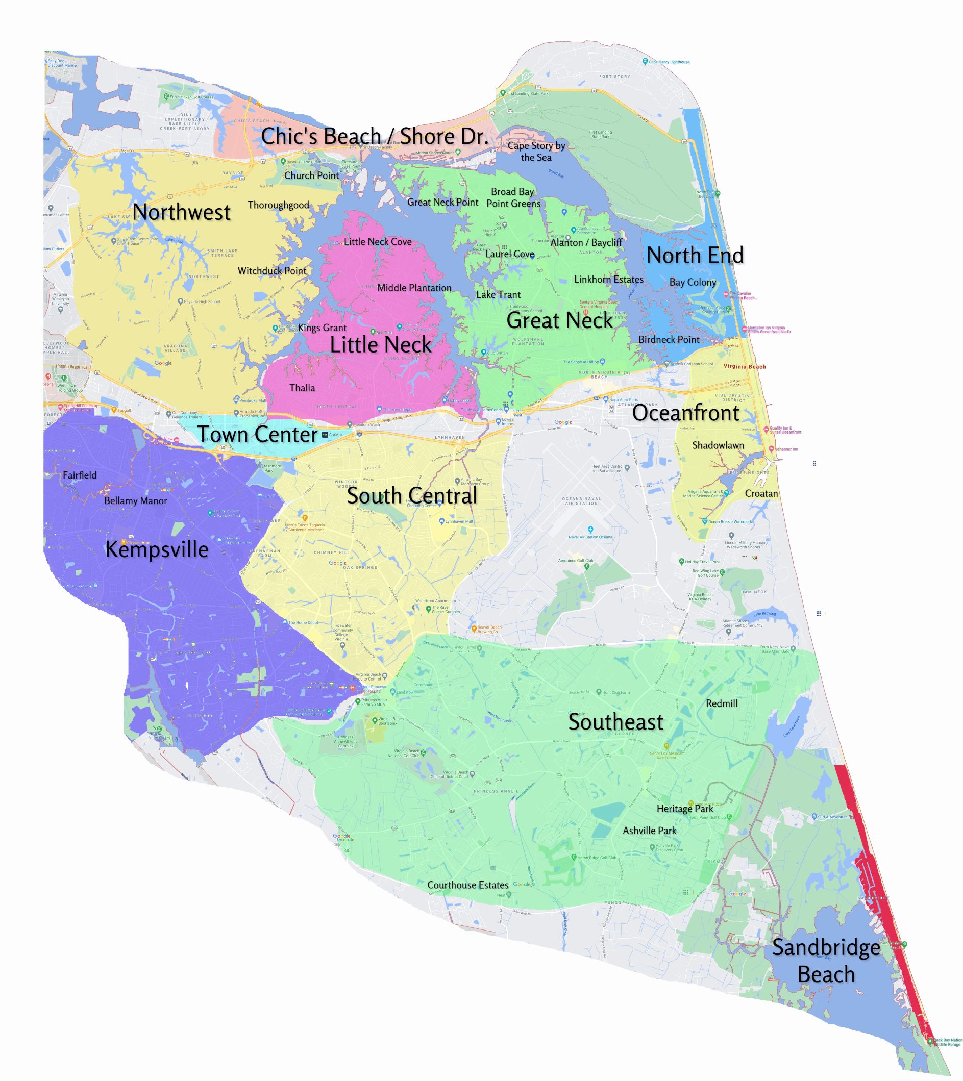 Vb Map With Neighborhoods 2 