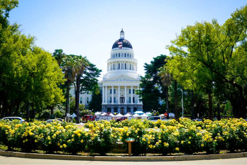 The Capitol Building in Sacramento