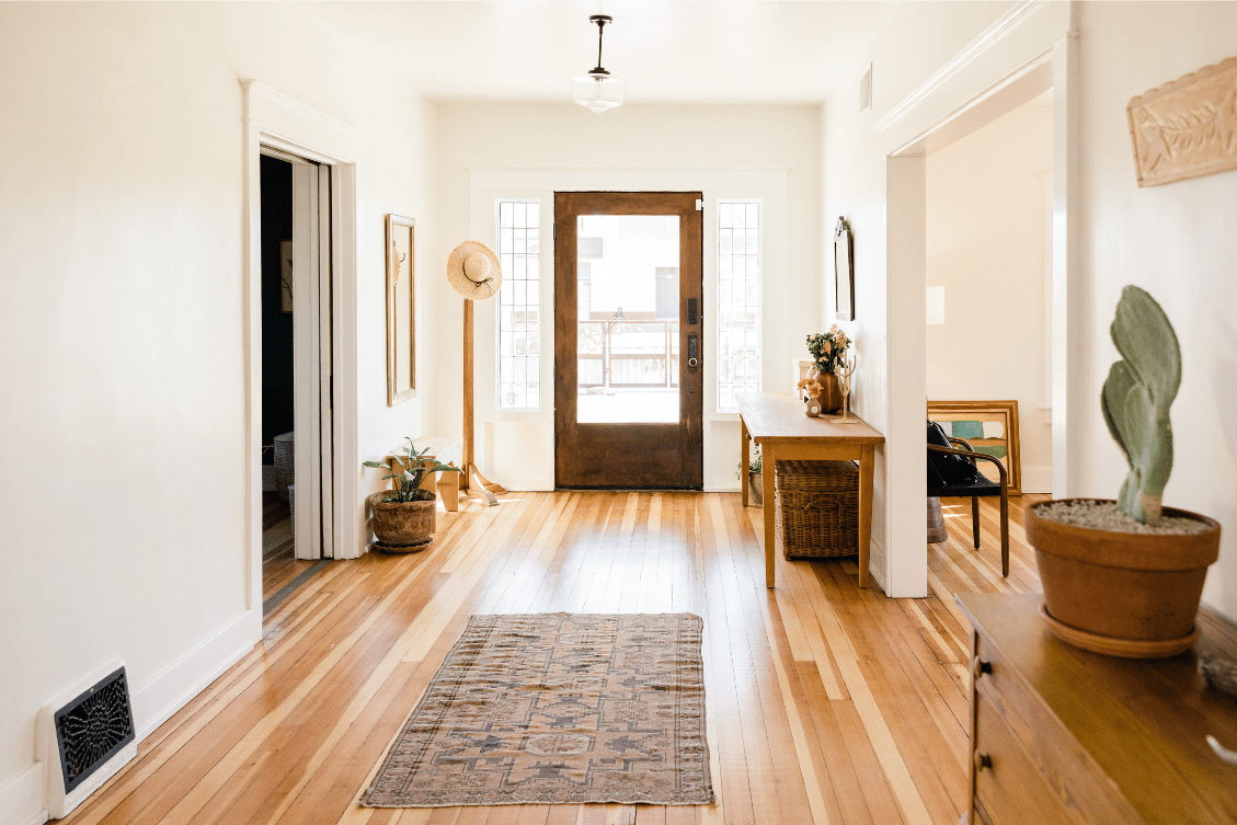 Uncluttered House Hallway