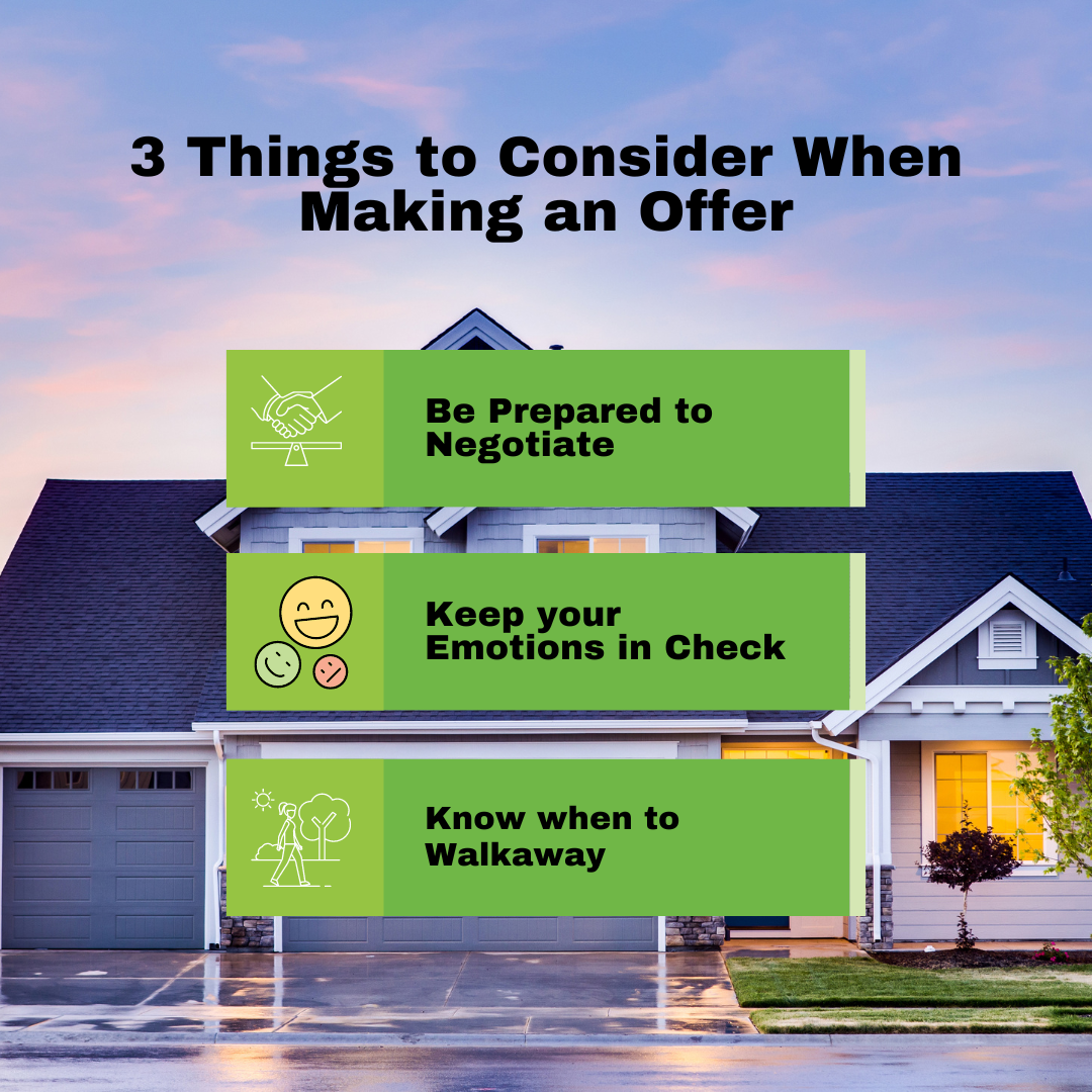 3 Things to Consider when making a House Offer