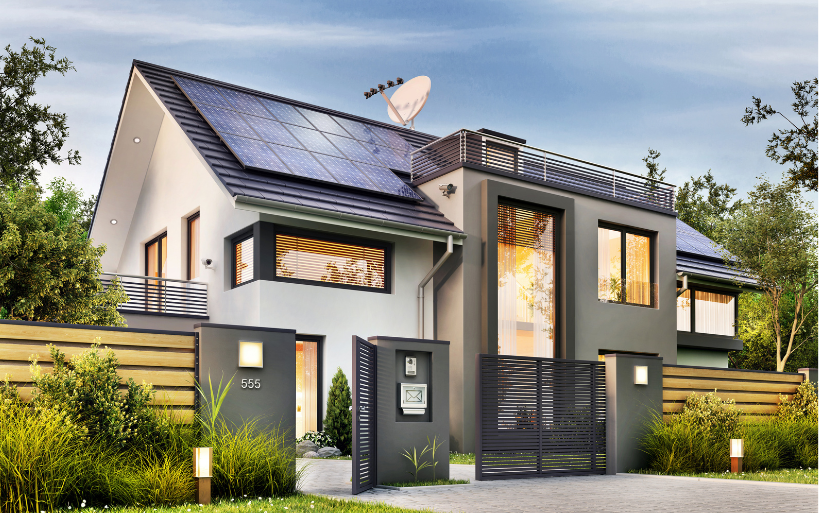 solar panel house in Sacramento