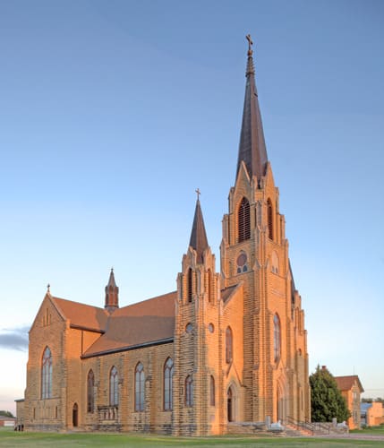 Image outside Holy Cross Church