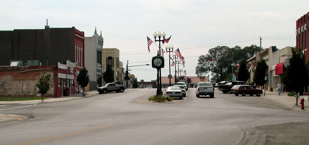 A view of Main Street in Mulvane