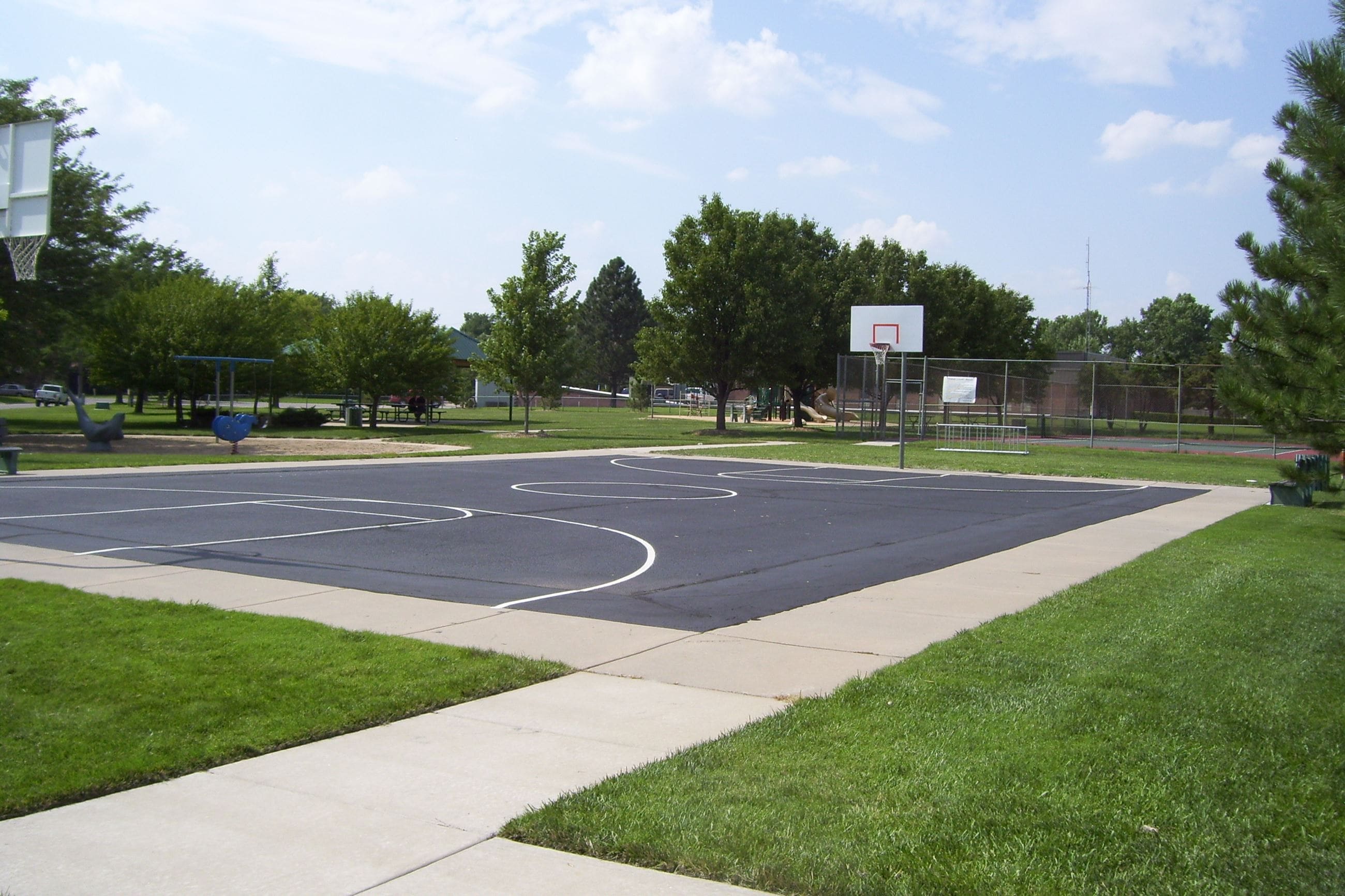 Basketball Court in Bel Aire, KS Park