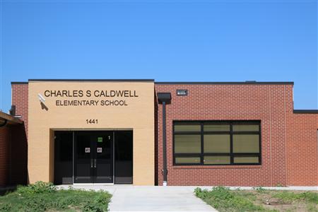 Image of the front of Caldwell Elementary School