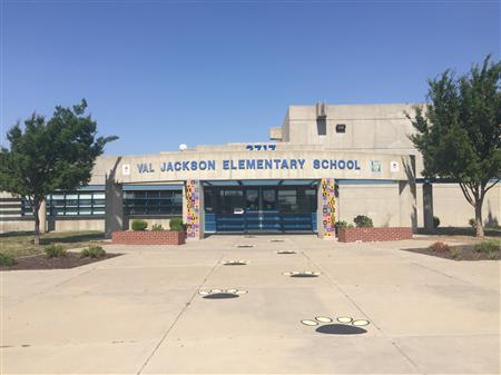 Image of the front of Jackson Elementary School