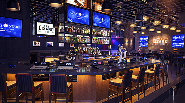 A bar inside of Kansas Star Casino
