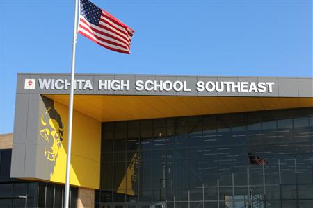 Image of the front of Southeast High School