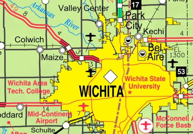 Maize, KS MAP