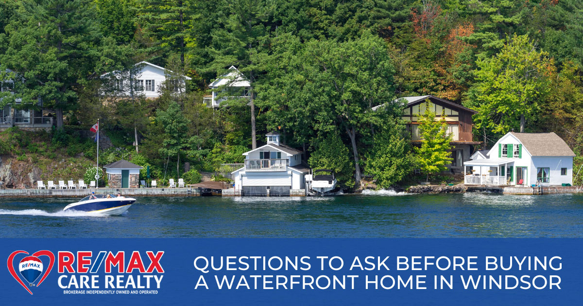 Questions to Ask Before Buying Windsor Waterfront Property