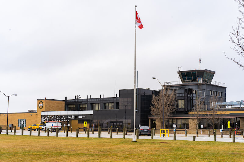 YQG Airport in Windsor, ON