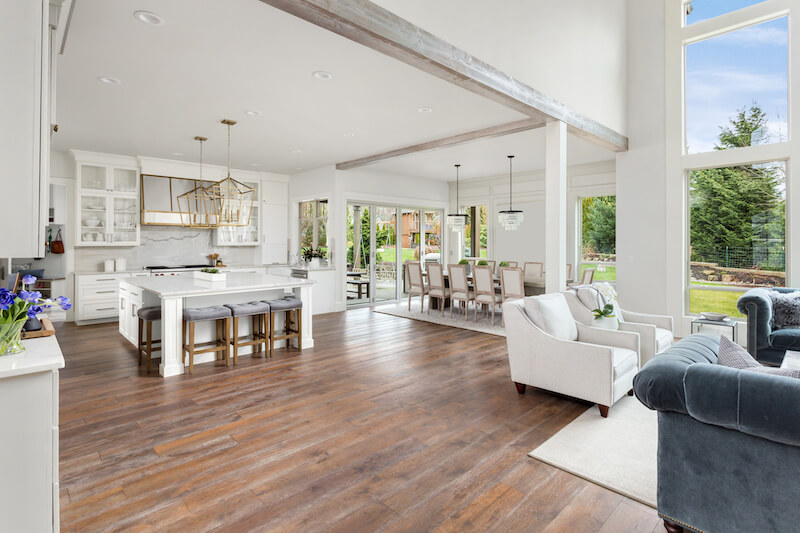 An Open Floor Plan Allows for Views from More Rooms