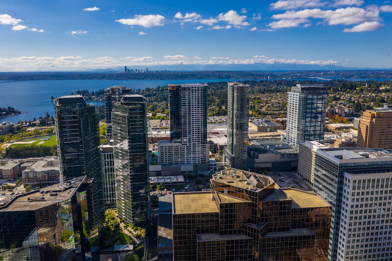Two Lincoln Tower Units Can Have Views of Mt. Rainier and Seattle