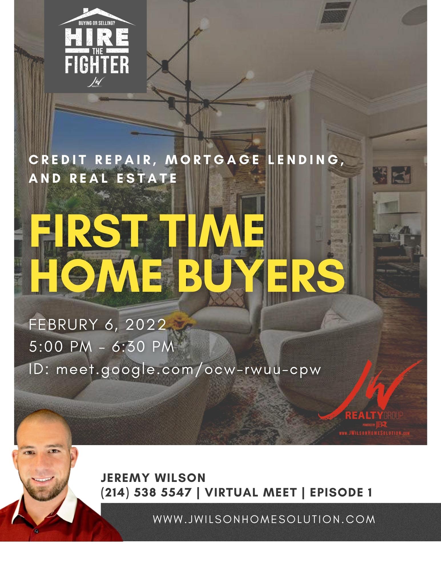 First Time Home Buyer Seminar