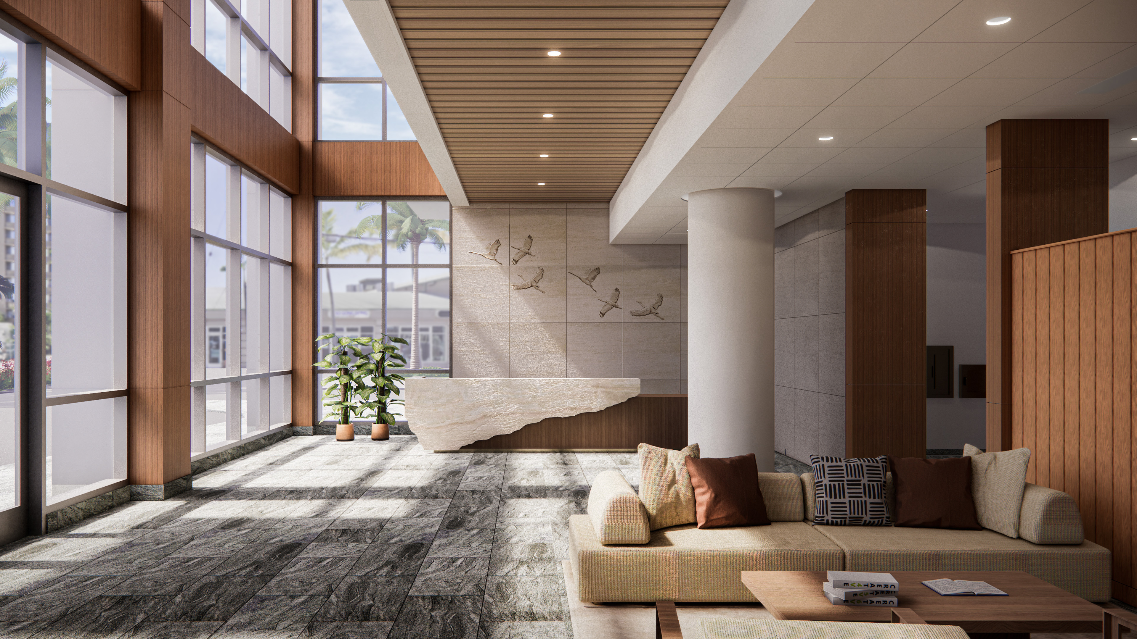 Rycroft Tower Lobby Rendering 