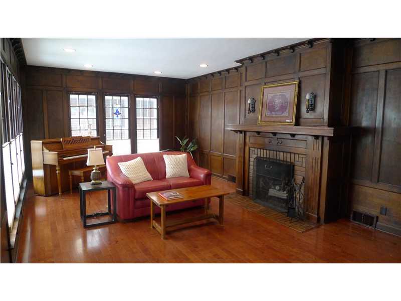 Living Room of Historic Irvington Home