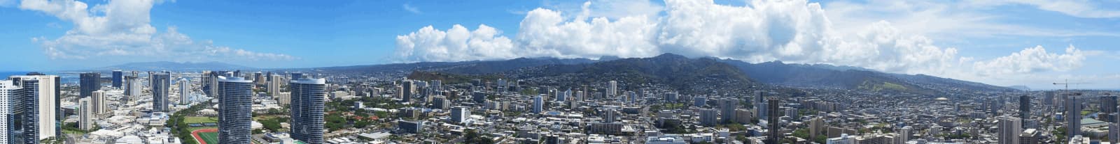 Panoramic Mauka View from 43rd floor in The Central Ala Moana