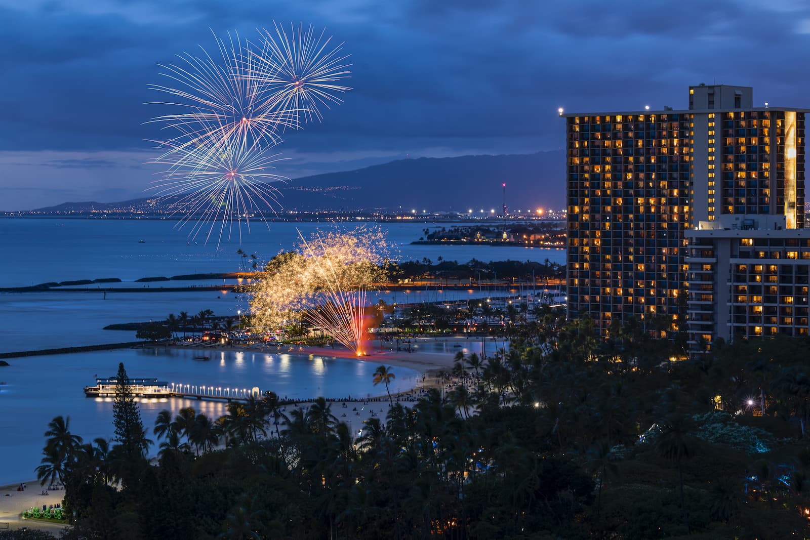 Fireworks in Hawaii